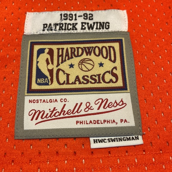 MITCHELL & NESS PATRICK EWING HARDWOOD CLASSIC JERSEY BLENDED - Picture 3 of 4